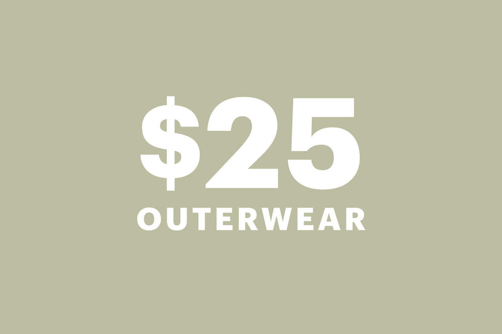 $25 Outerwear