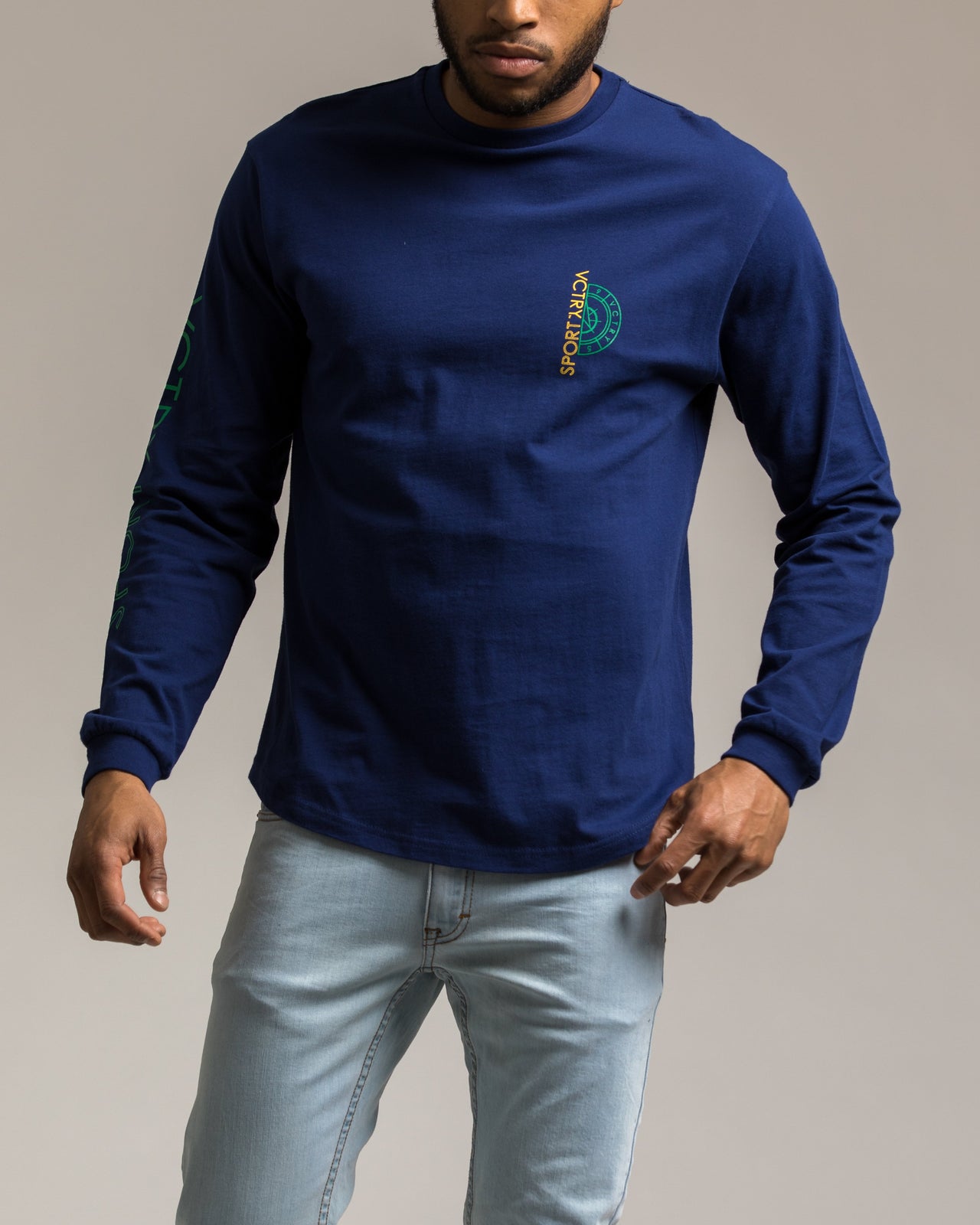 Navigator Scoop Tee - Color: Navy | Blue