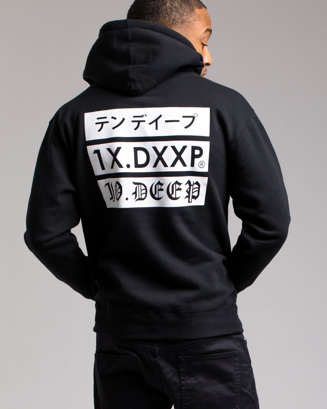 Triple Stack 2 Hoodie - Color: Black | Black