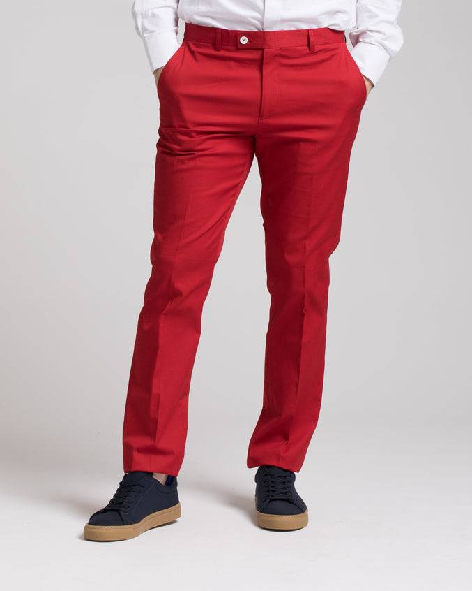 Downing Pant - Color: Red | Red
