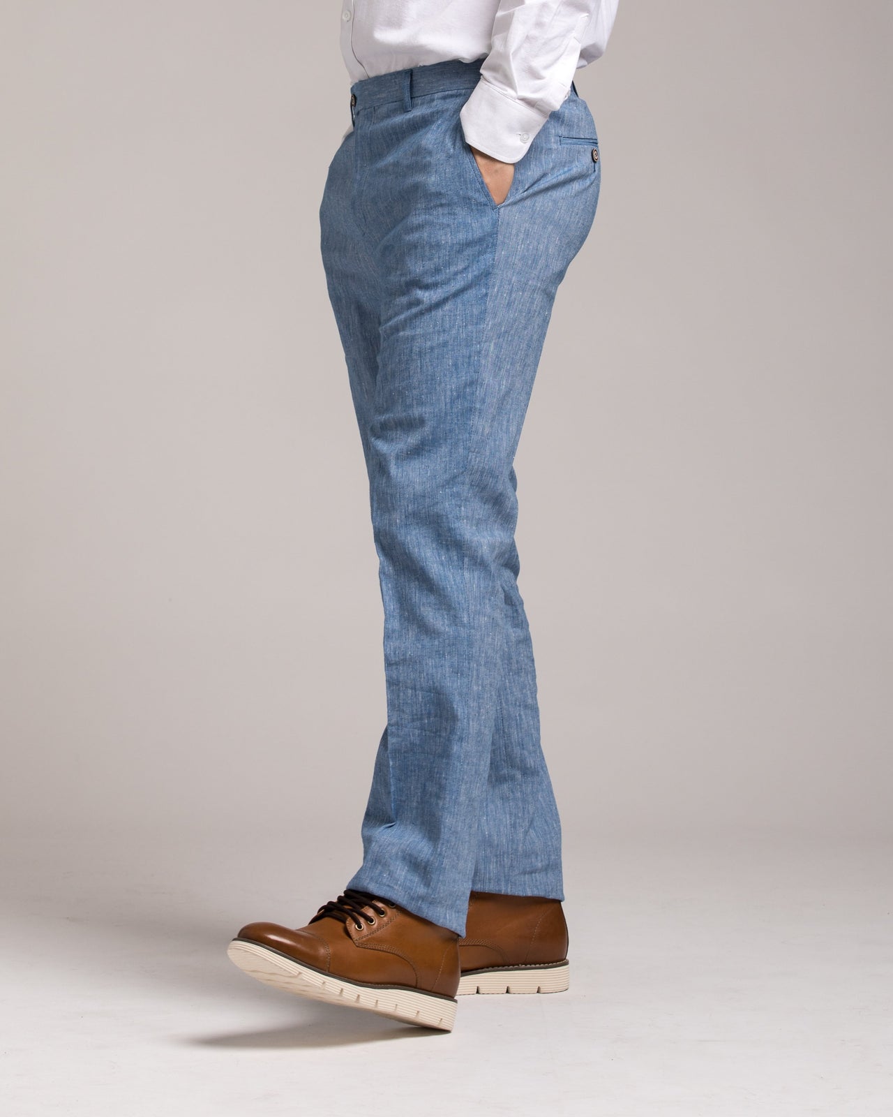 Downing Pant - Color: Light Blue Chambray | Blue