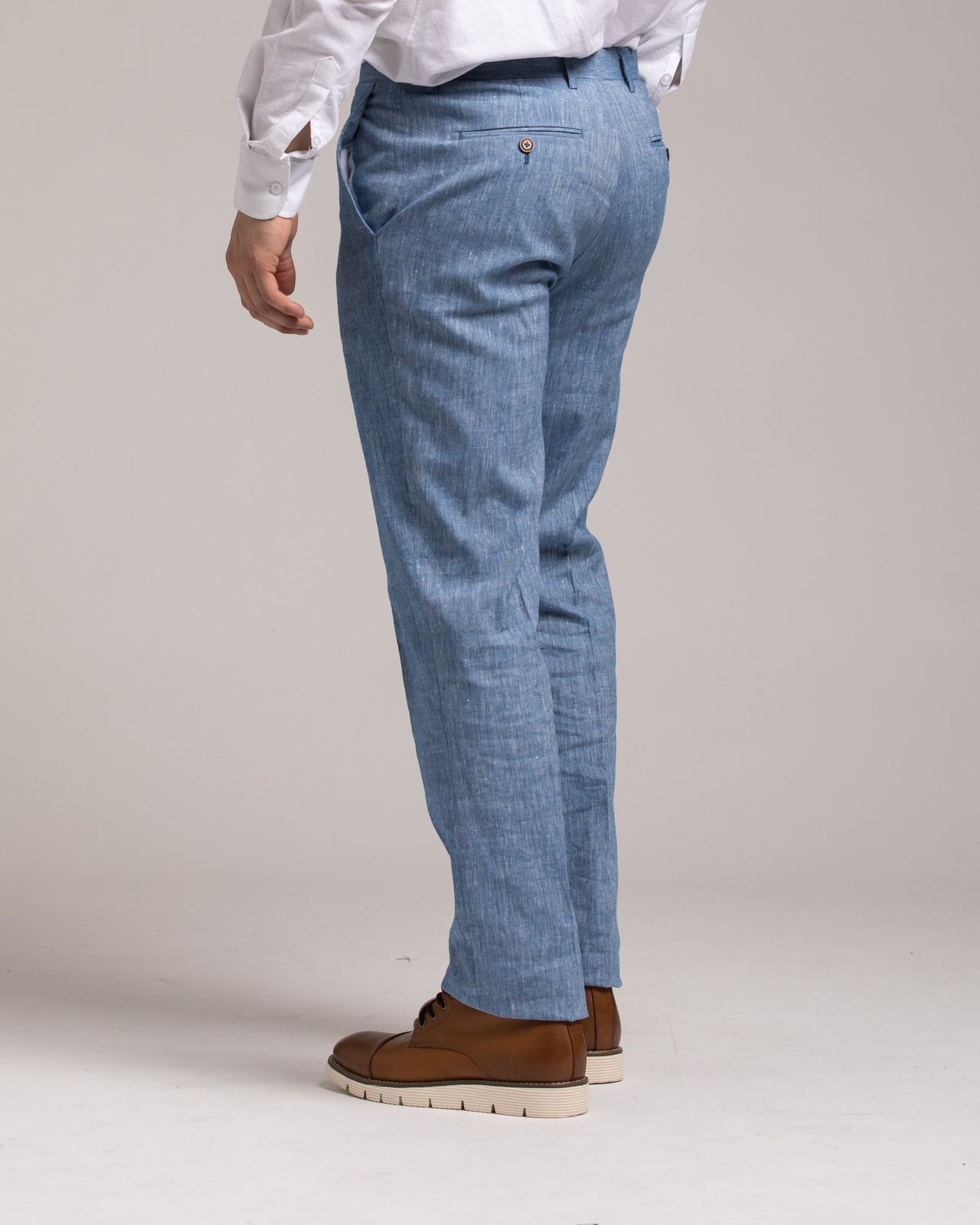Downing Pant - Color: Light Blue Chambray | Blue