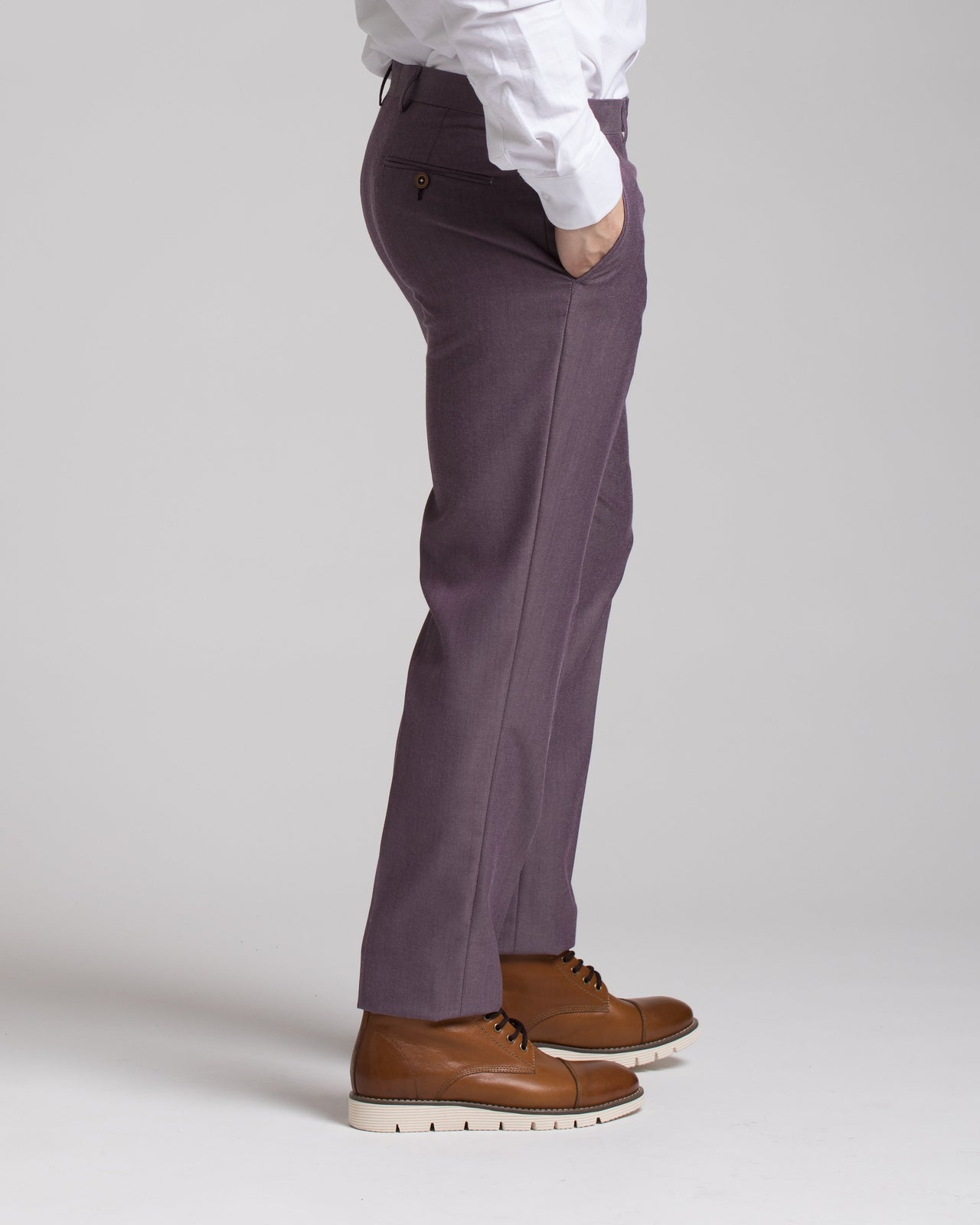 Downing Pant - Color: Violet Chambray | Purple