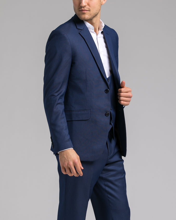 Dorsia Jacket - Color: Sharkskin Blue | Blue