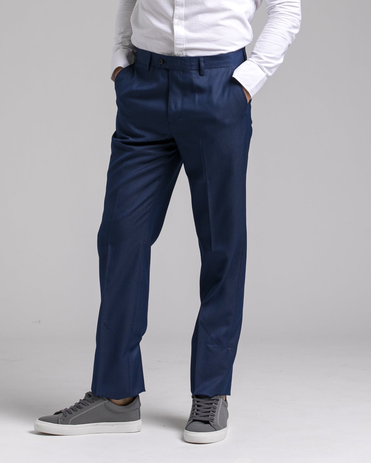 Dorsia Suit Pant - Color: Sharkskin Blue | Blue