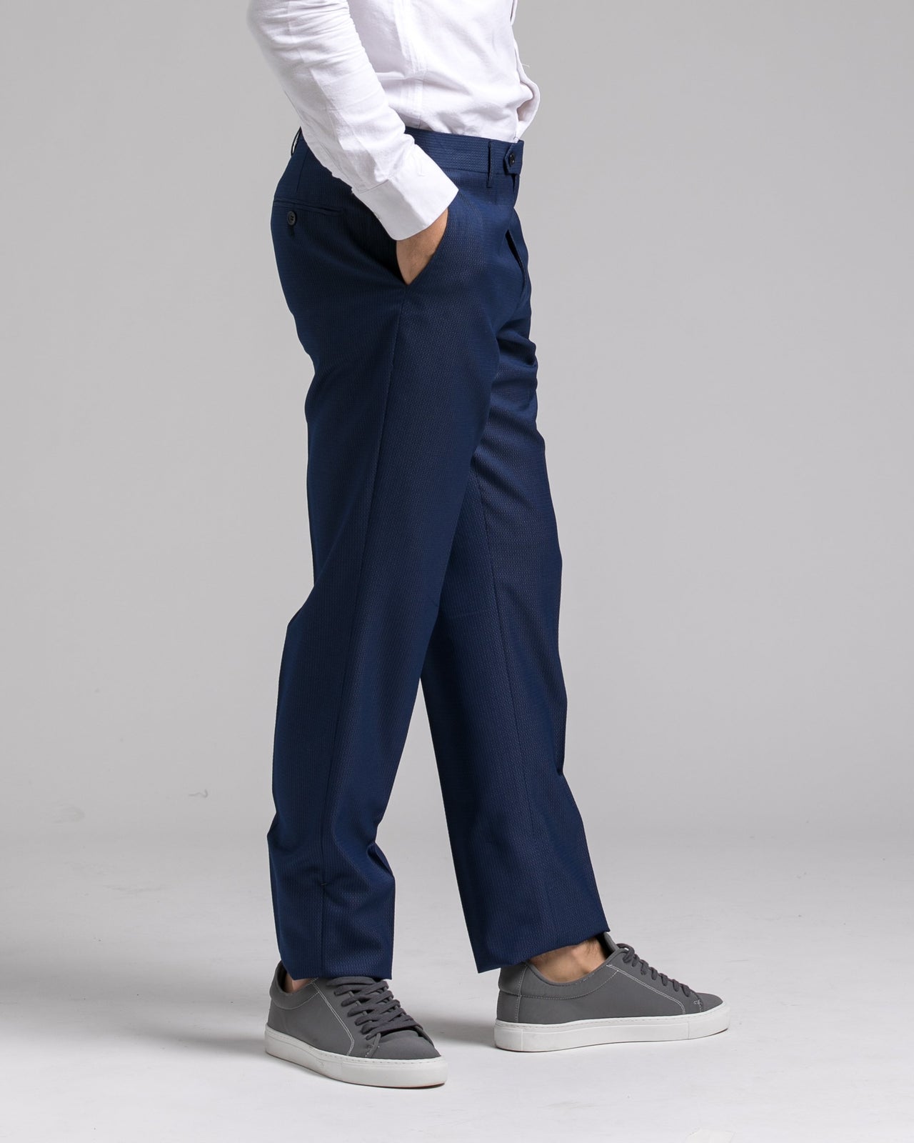 Dorsia Suit Pant - Color: Sharkskin Blue | Blue