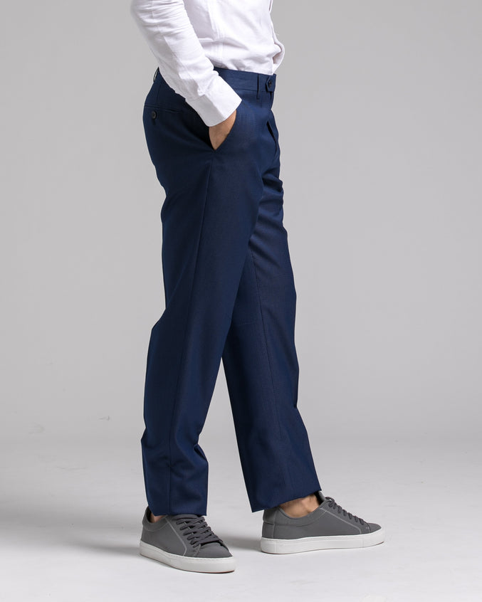 Dorsia Suit Pant - Color: Sharkskin Blue | Blue