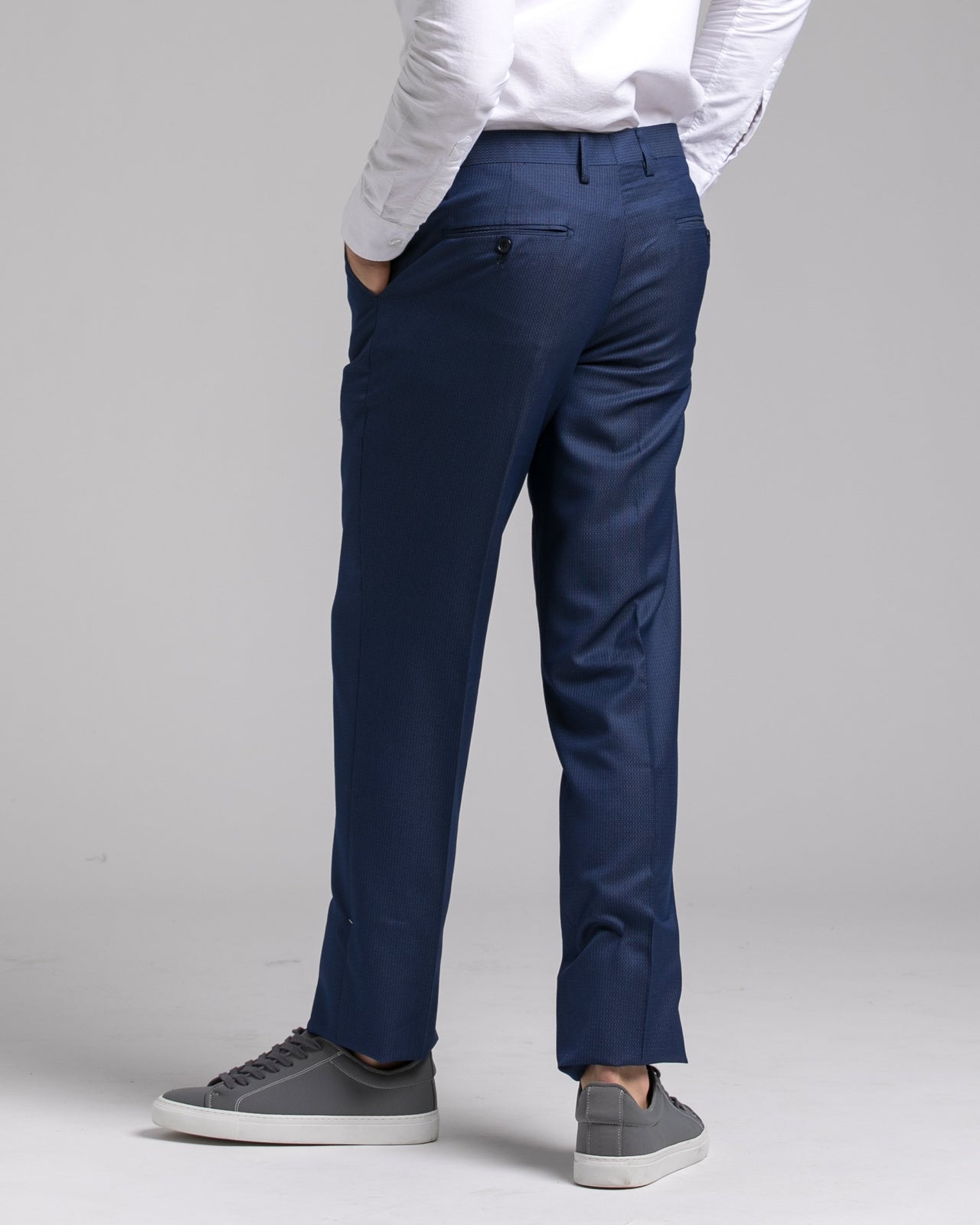 Dorsia Suit Pant - Color: Sharkskin Blue | Blue