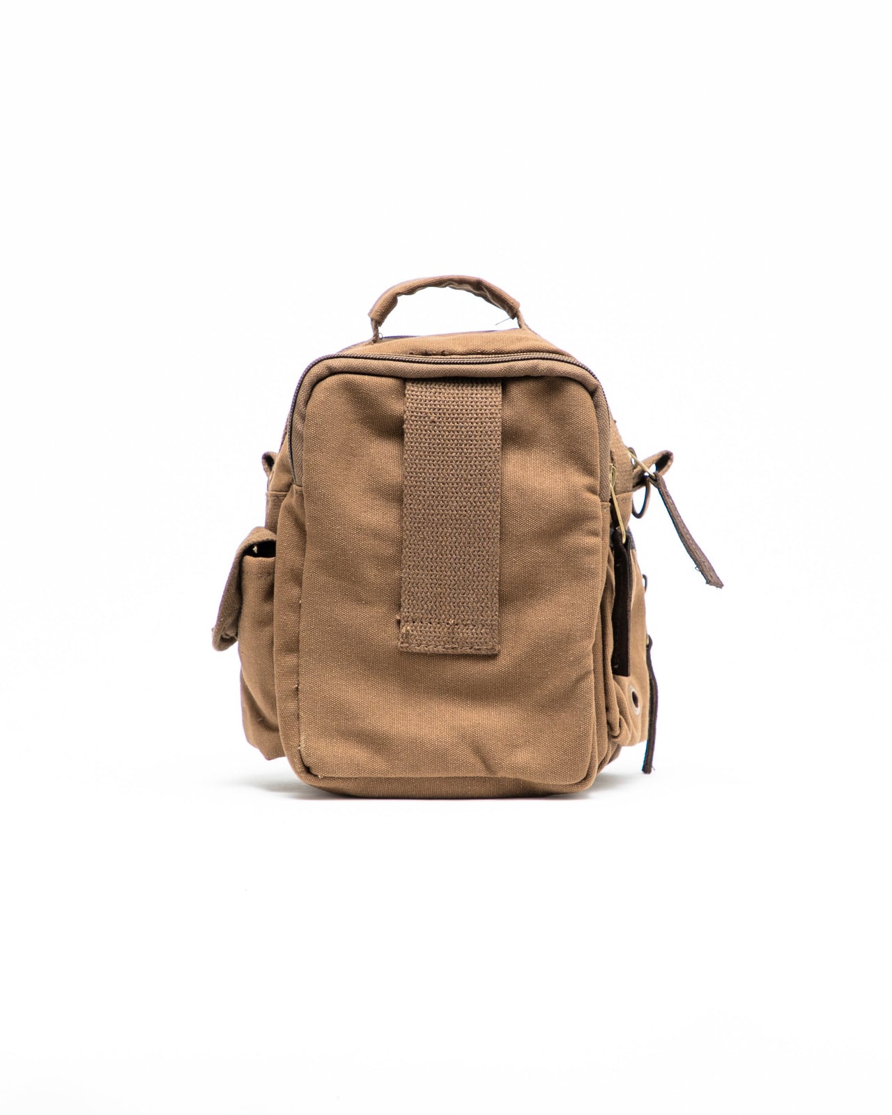Travell Shoulder Bag with Leather Accents - Color: Brown | Brown