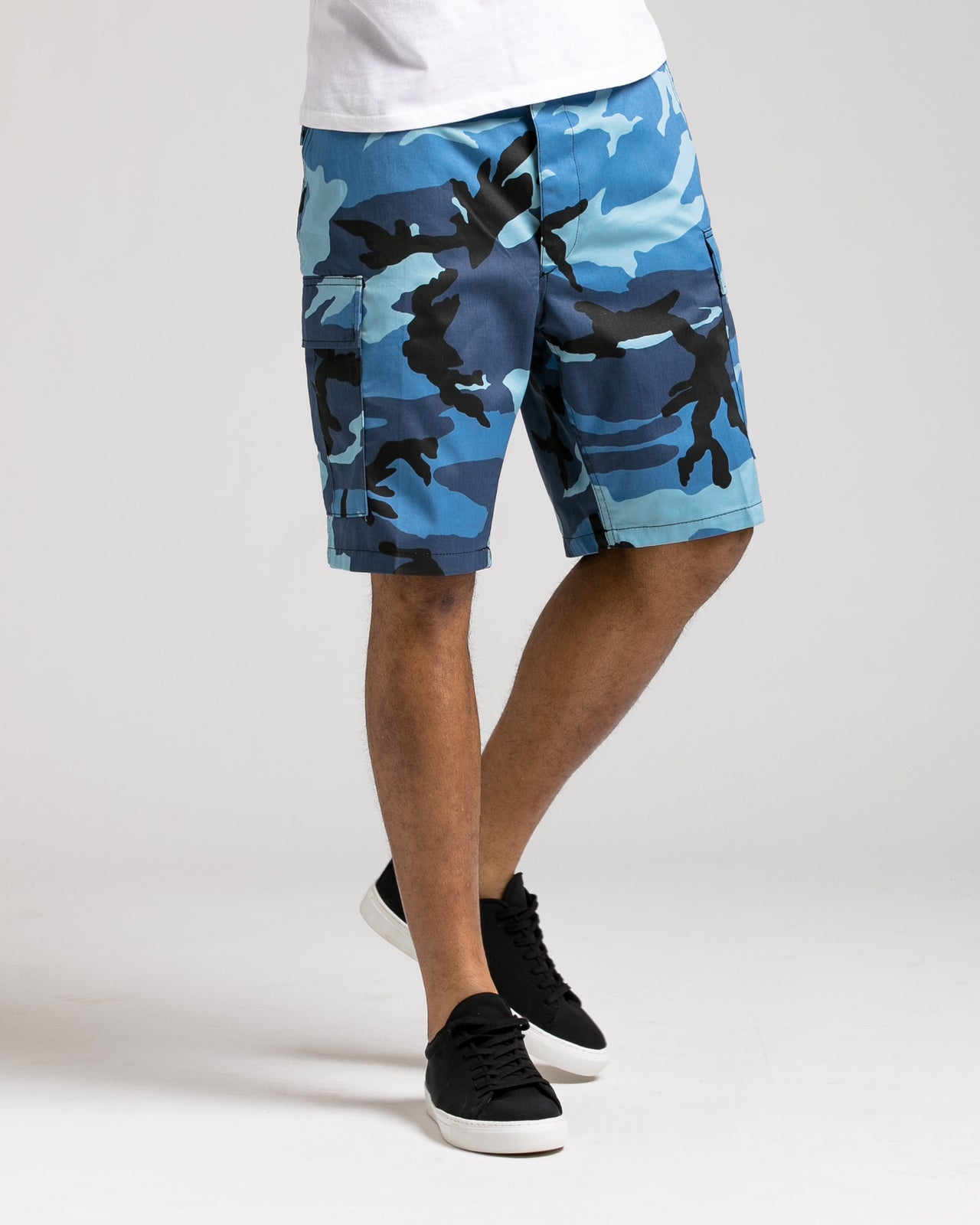 B.D.U. Short - Color: Sky Blue Camo | Blue
