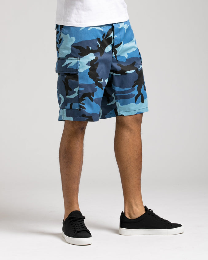 B.D.U. Short - Color: Sky Blue Camo | Blue