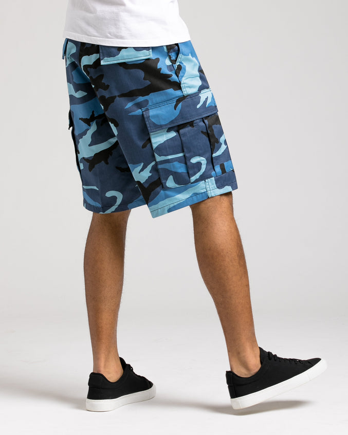 B.D.U. Short - Color: Sky Blue Camo | Blue