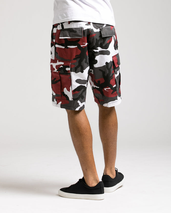 B.D.U. Short - Color: Red Camo | Red