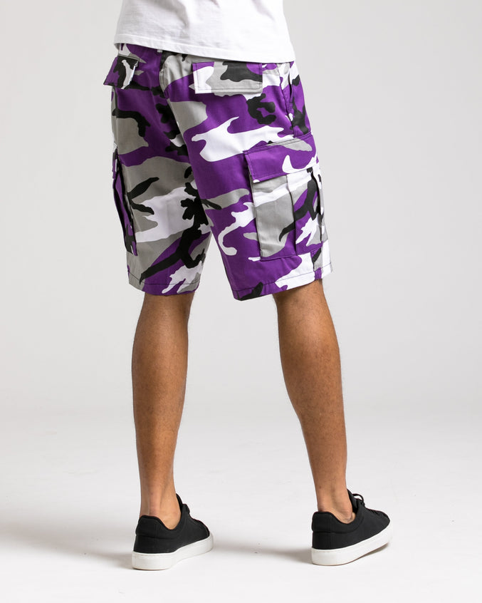 B.D.U. Short - Color: Ultra Violet Camo | Purple