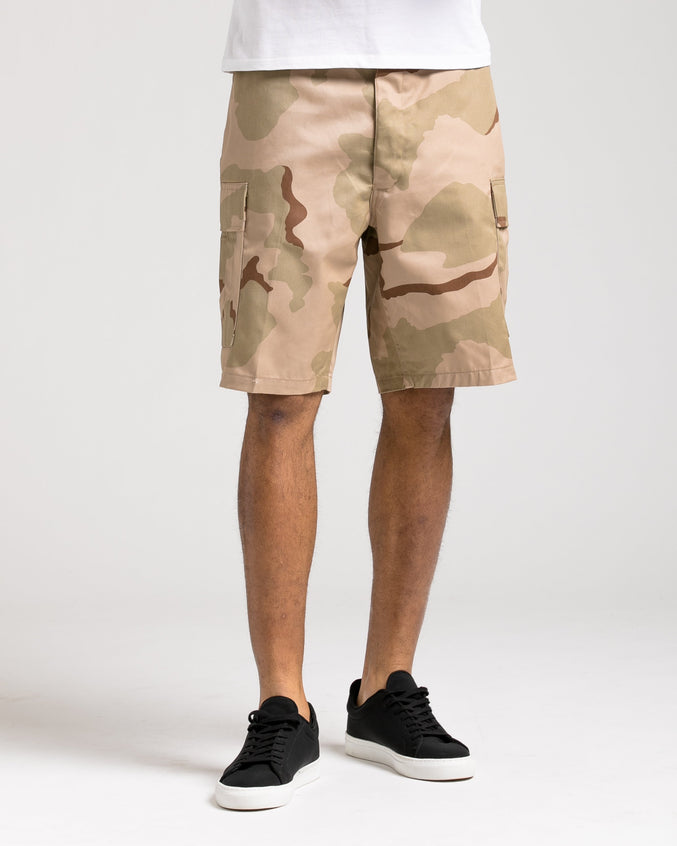 B.D.U. Short - Color: Tricolor Camo | Beige