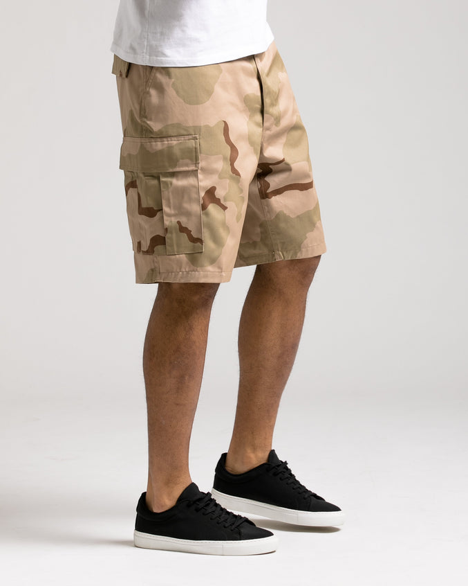 B.D.U. Short - Color: Tricolor Camo | Beige