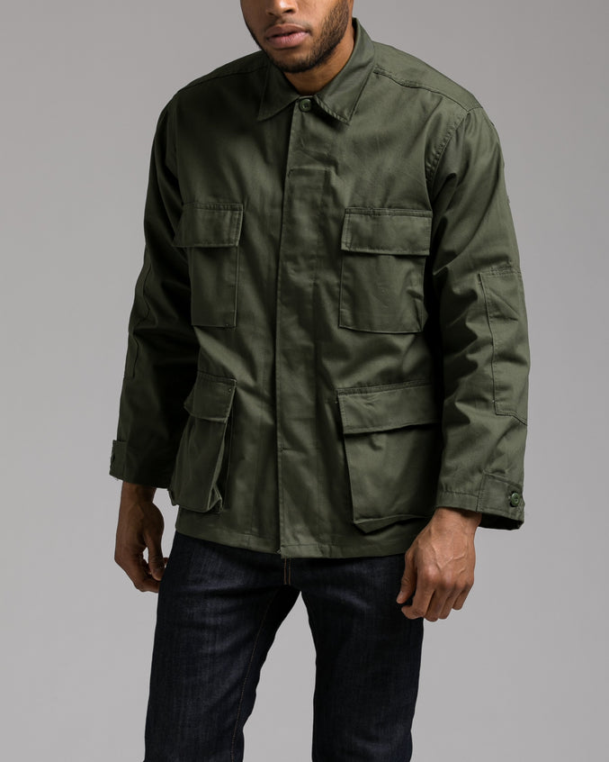 B.D.U. Shirt Jacket - Color: Olive Drab | Green