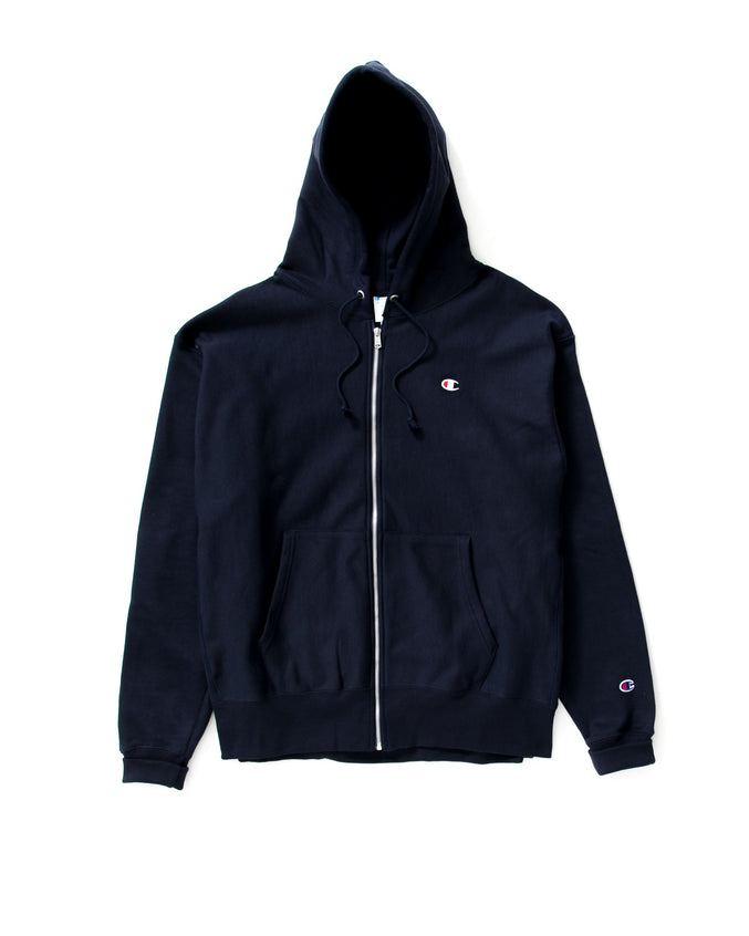 Reverse Weave® Full Zip Hoodie - Color: Navy | Blue