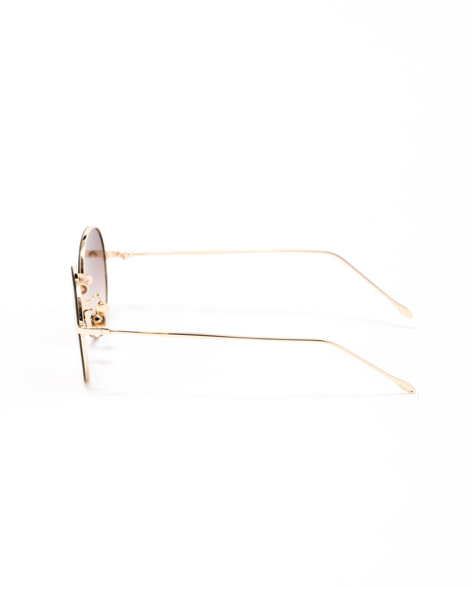 The B2739 Sunglasses - Color : Gold | Gold
