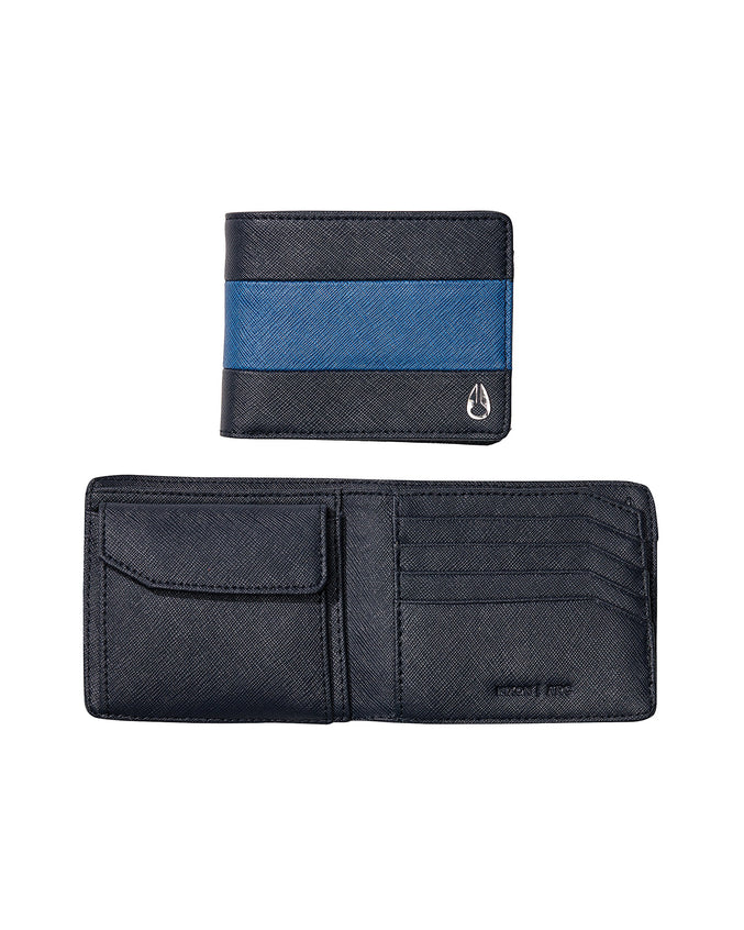 Arc Bi Fold Wallet - Color: Indigo/French Blue | Blue