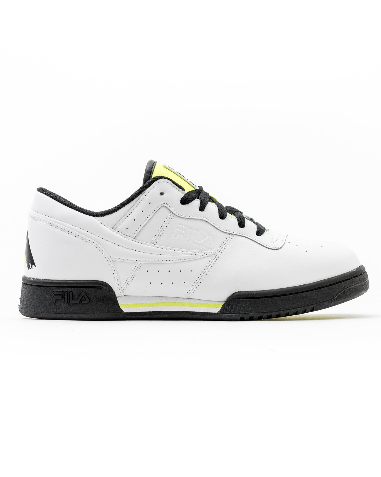 Original Fitness Logo - Color: White/Black | White