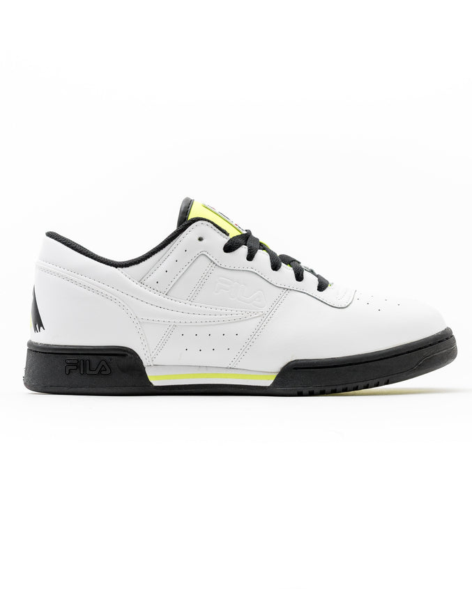 Original Fitness Logo - Color: White/Black | White