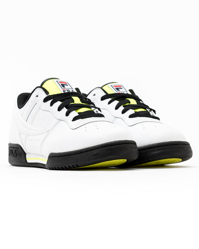 Original Fitness Logo - Color: White/Black | White