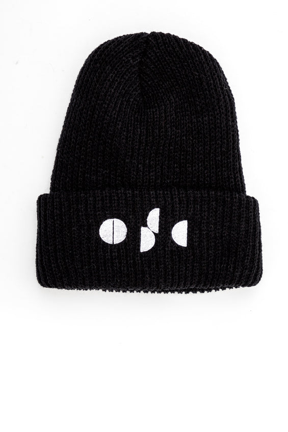 Shapes Beanie - Color: Black | Black