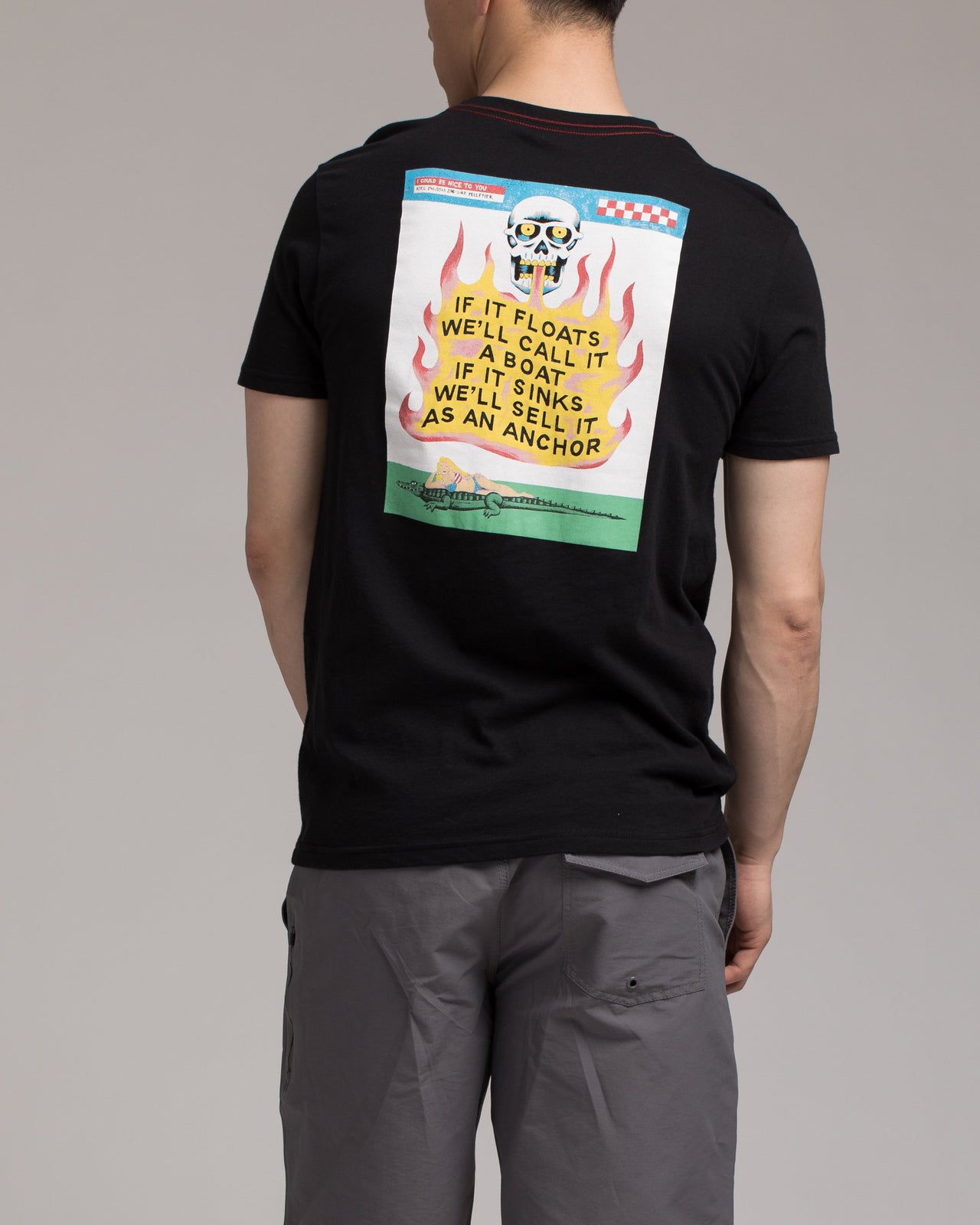 If It Floats Tee - Color: BLACK | Black