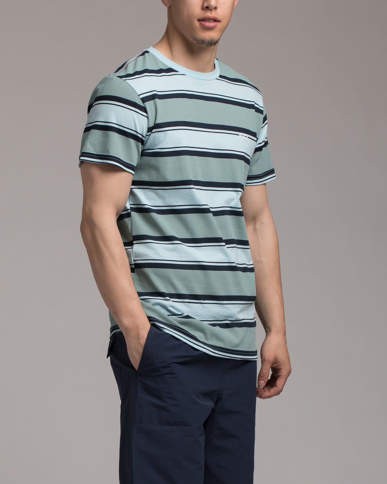 4 Stripe Tee - Color: Cosmos | Blue