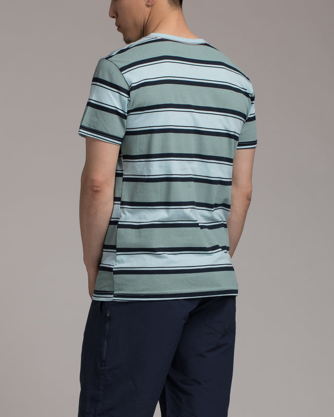 4 Stripe Tee - Color: Cosmos | Blue