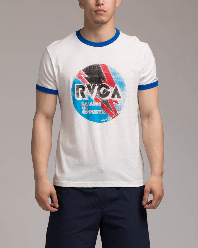 Volt Tee - Color: WHITE/ROYAL | White