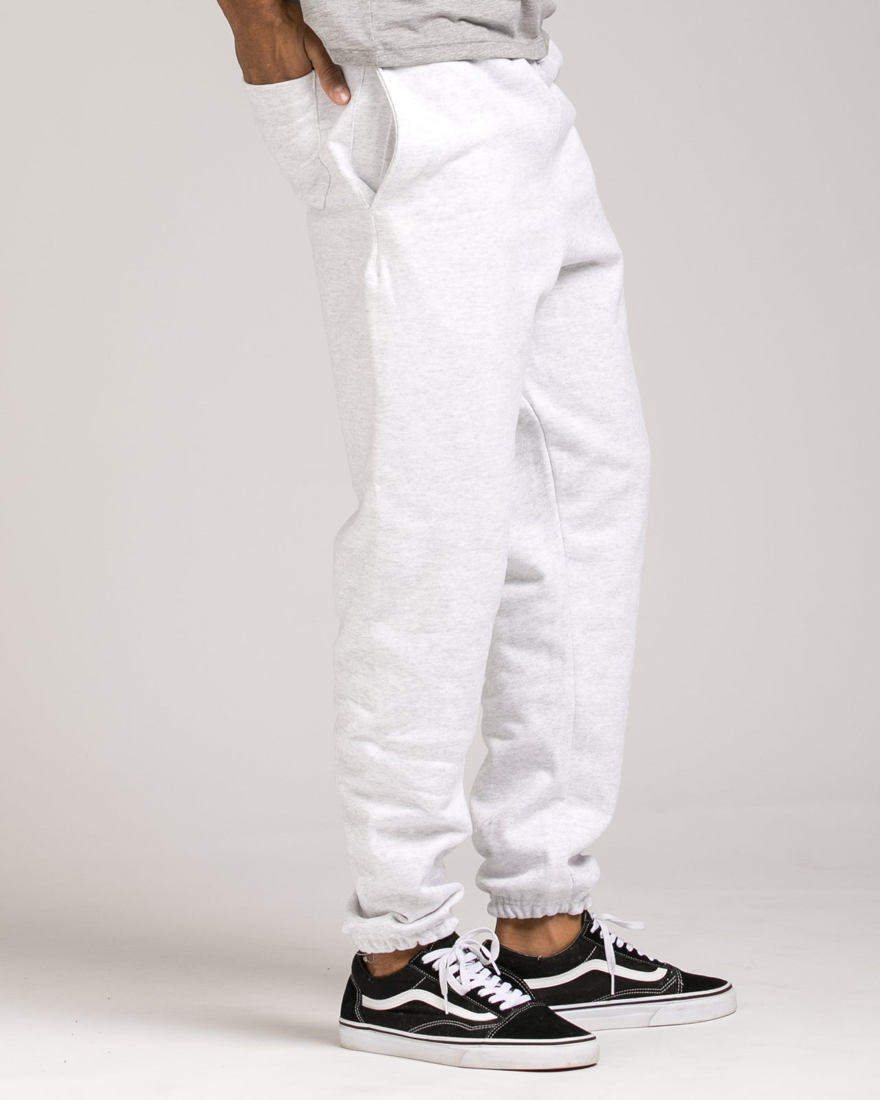 Reverse Weave Sweatpant - Color: Silver Grey | Gray