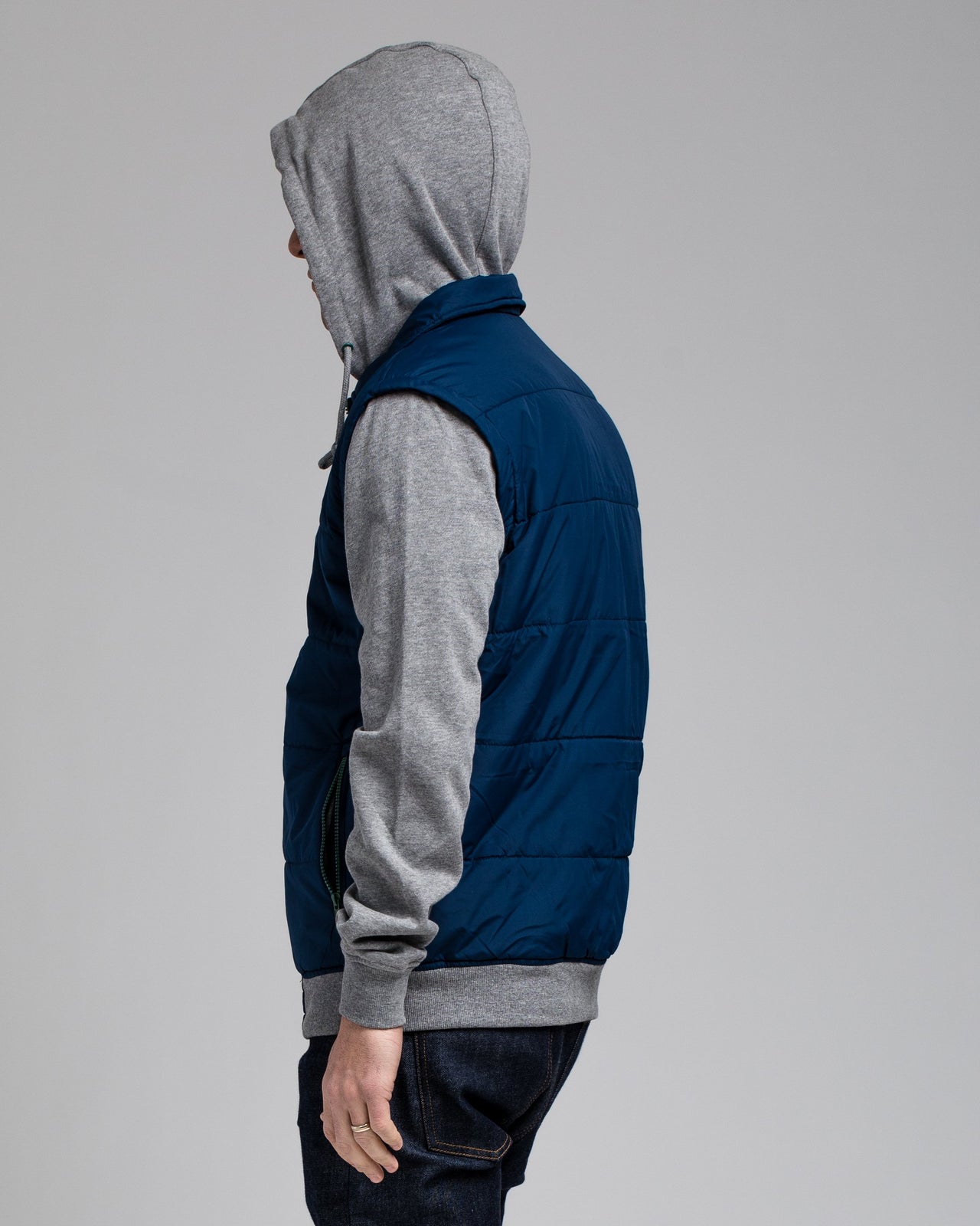 Puffer Zips Hoody - Color: Federal Blue | Blue