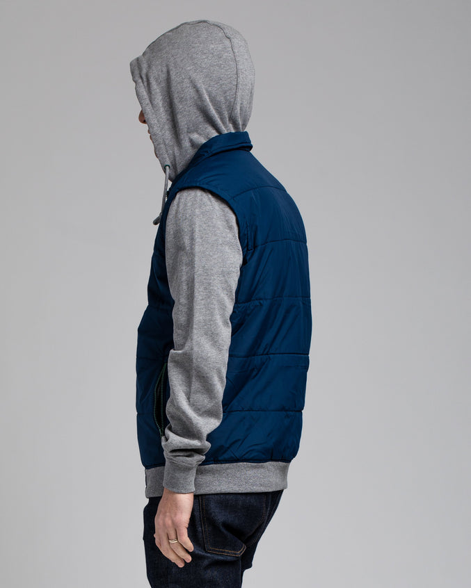 Puffer Zips Hoody - Color: Federal Blue | Blue