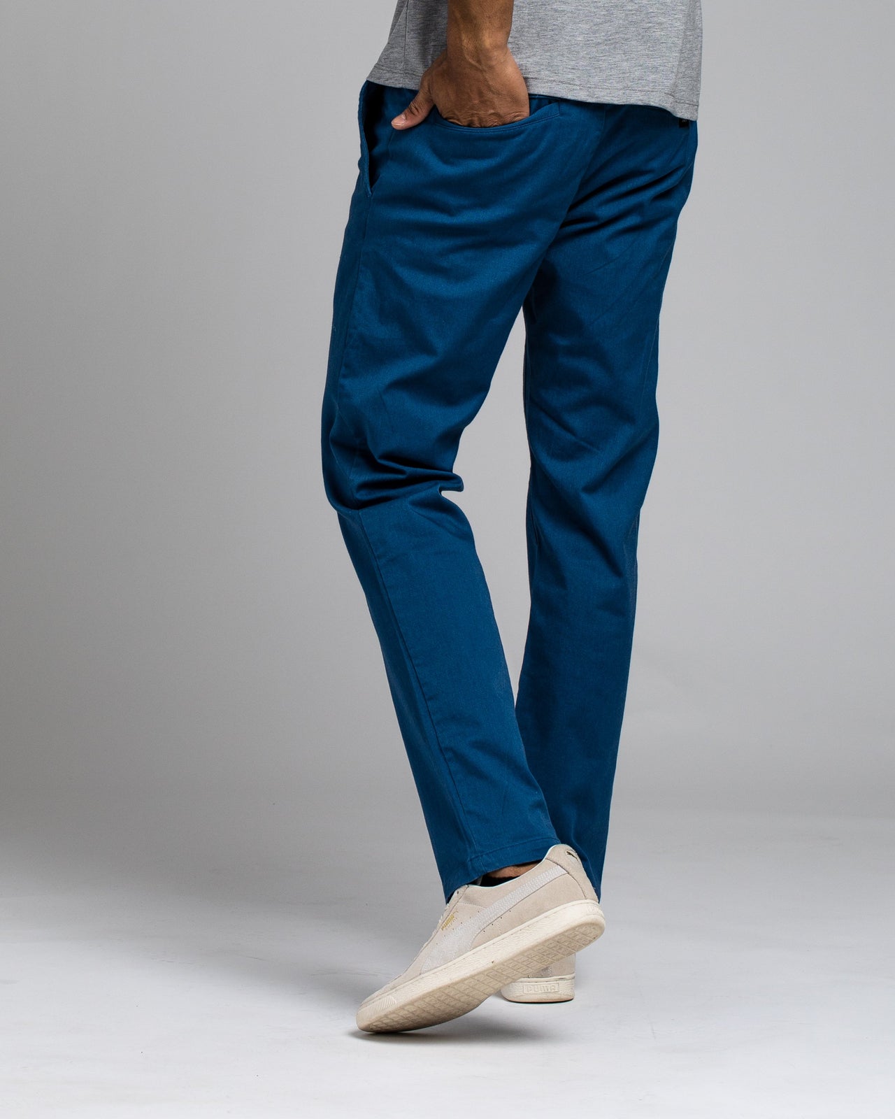 Week End Stretch Pant - Color: Lapis Heather | Blue