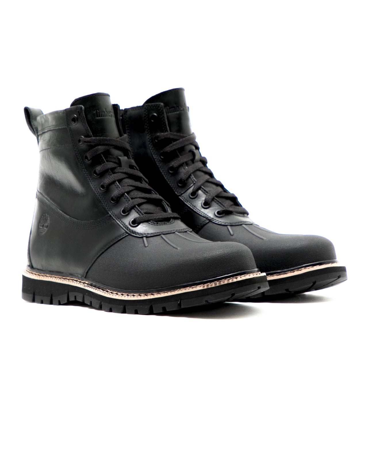 Britton Hill Rubber Toe Boot - Color: Black Full Grain Leather | Bla