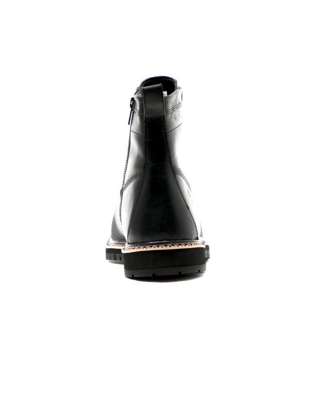 Britton Hill Rubber Toe Boot - Color: Black Full Grain Leather | Bla