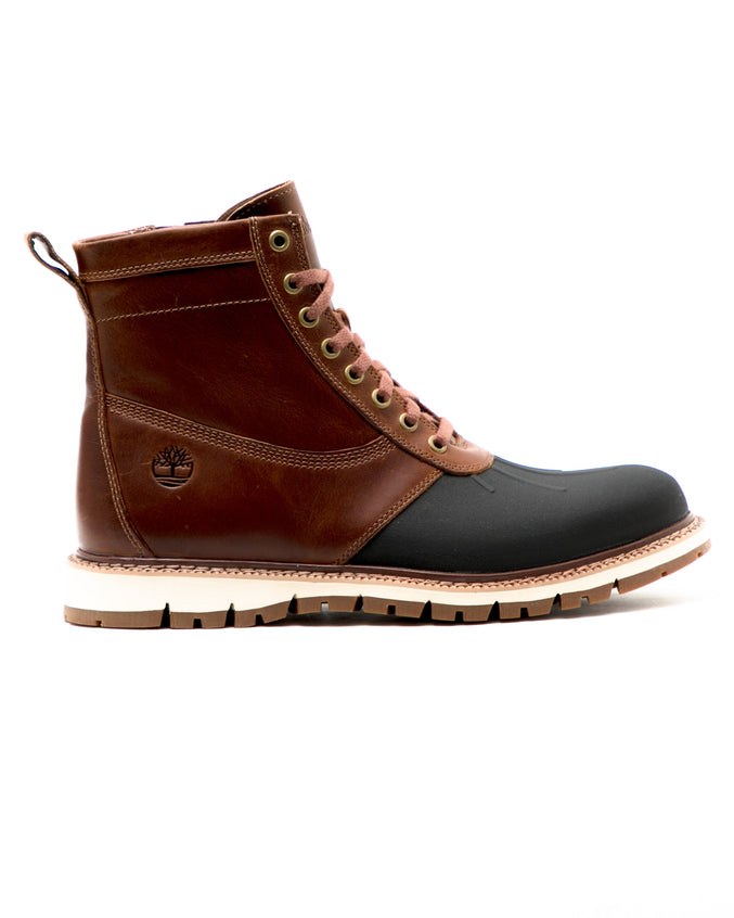 Britton Hill Rubber Toe Boot - Color: Medium Brown Full Grain Leathe