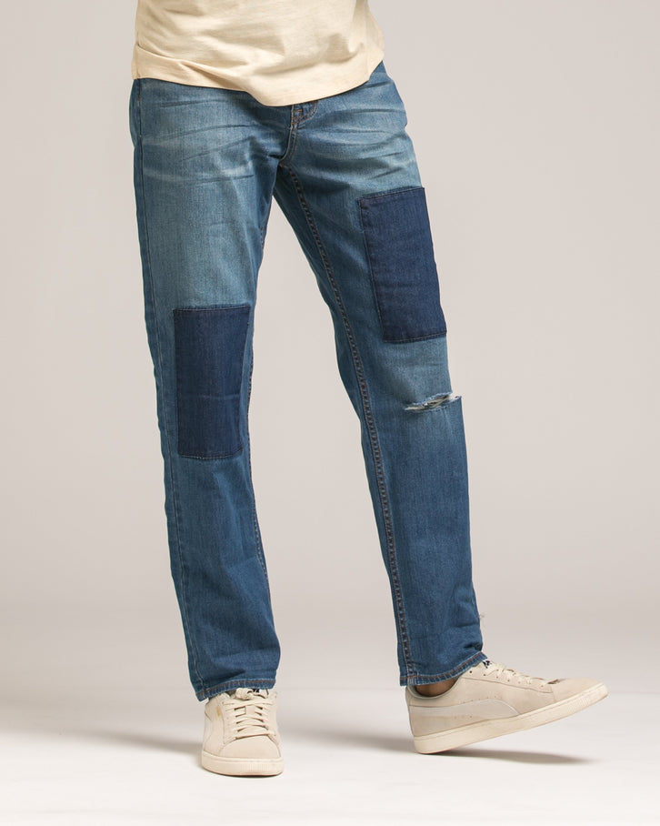 Tapered Stretch Denim