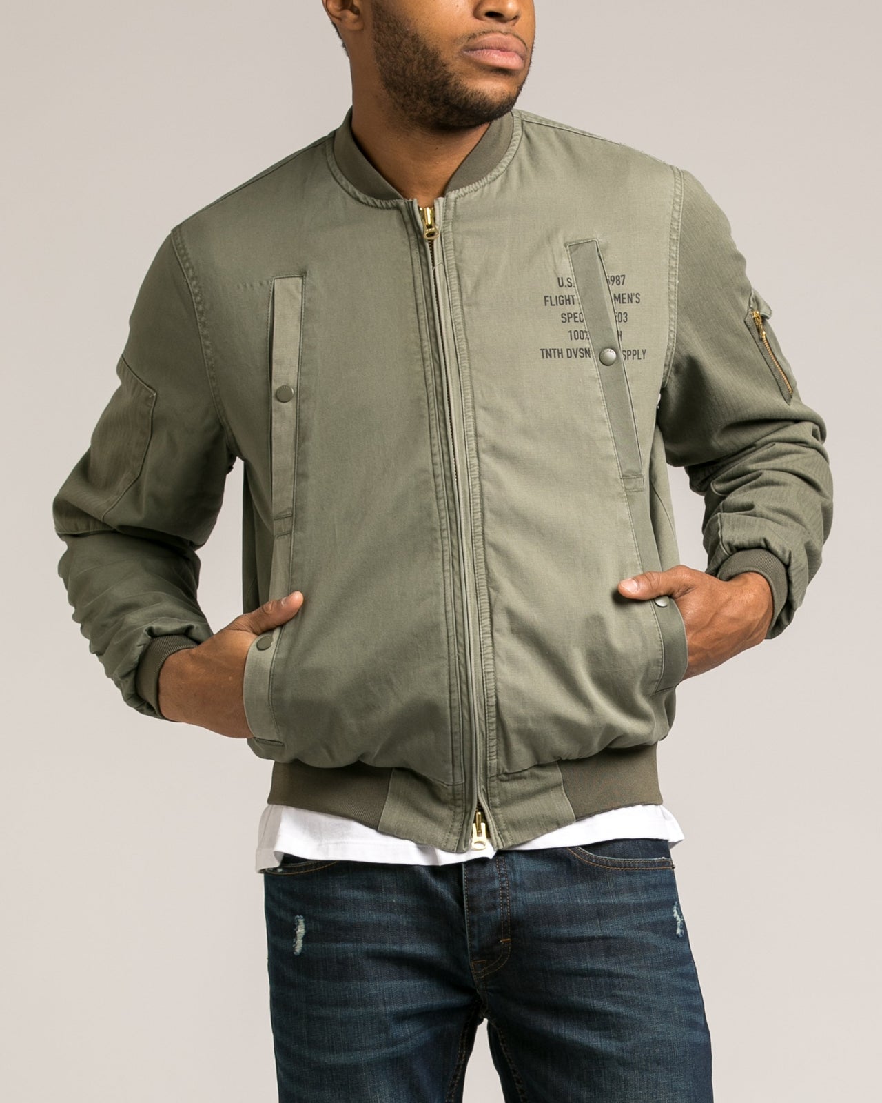 Surplus Aviator Bomber - Color: Army | Green