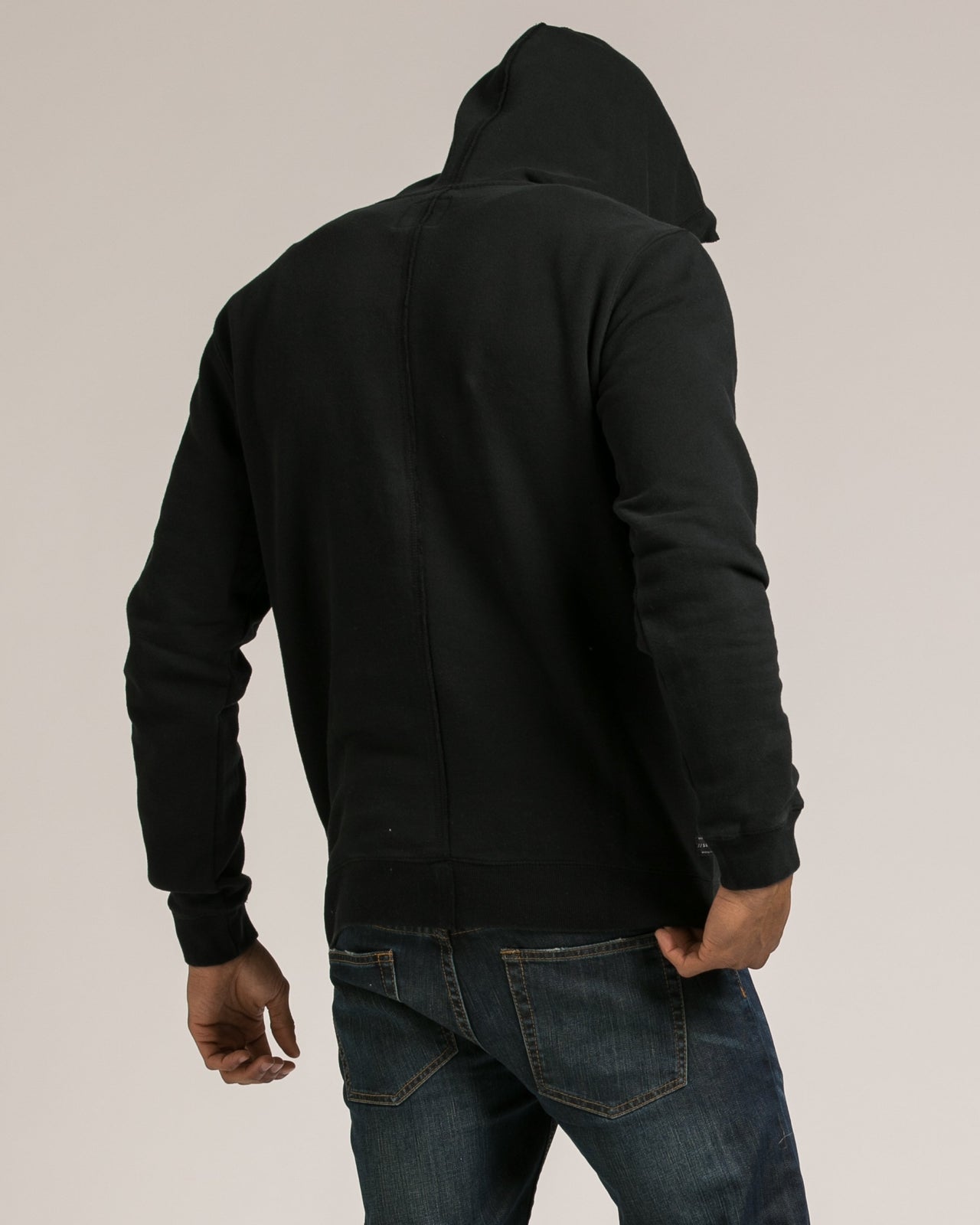 Washinosenshi Split Hoodie - Color: Black | Black