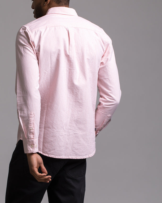 Eighty Nine Stripes Shirt - Color: Pale Coral Multi | Pink