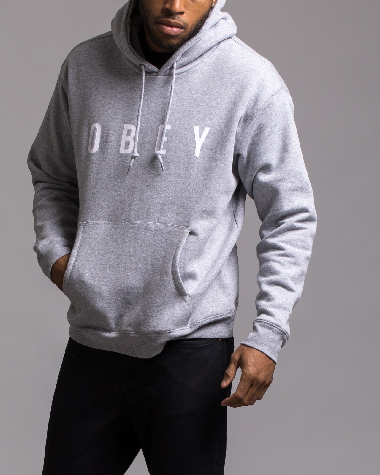 Anyway Hoodie - Color: Heather Grey/White | Gray