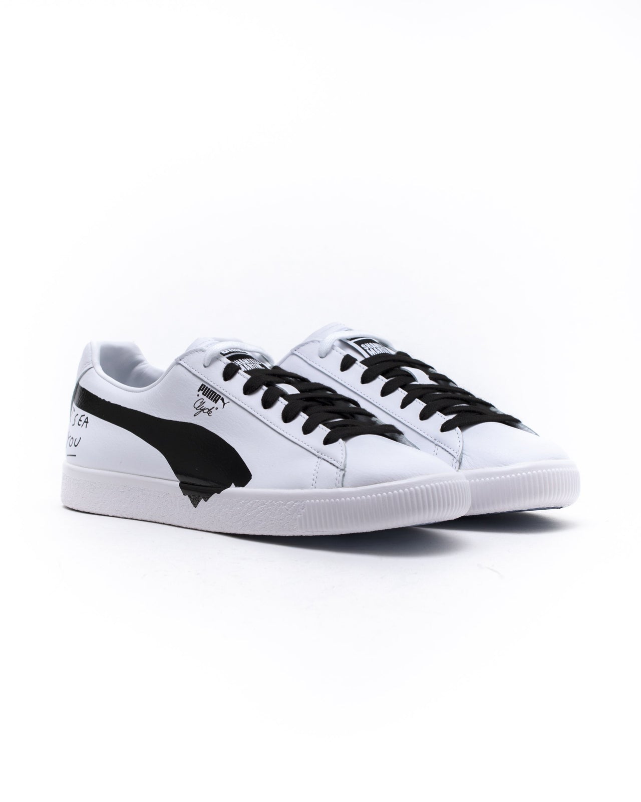 Puma x Shantell Martin Clyde Sm - Color: Puma White/Puma Black | White