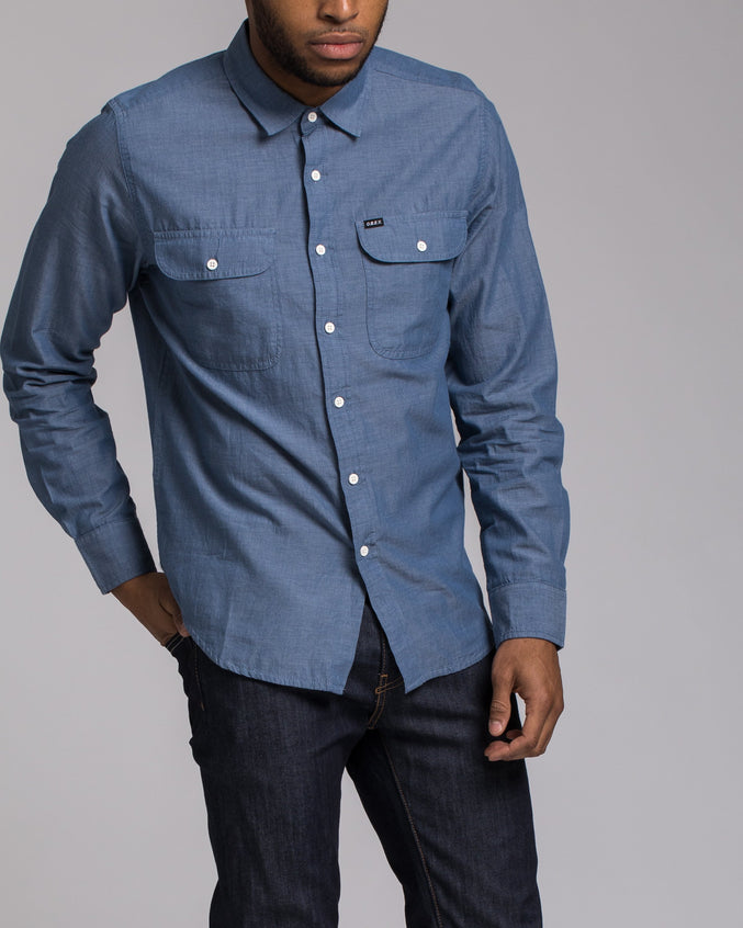 Glassell Woven - Color: Light Blue | Blue