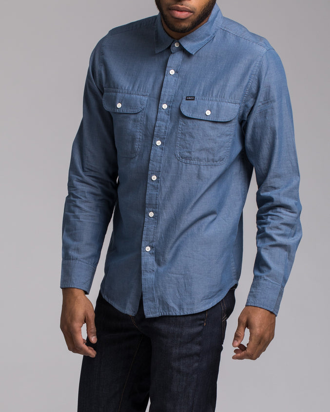 Glassell Woven - Color: Light Blue | Blue