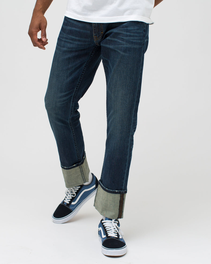 Cuffed Denim Pant