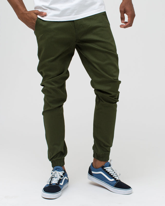 The Jogger Pant - Color: Olive | Green