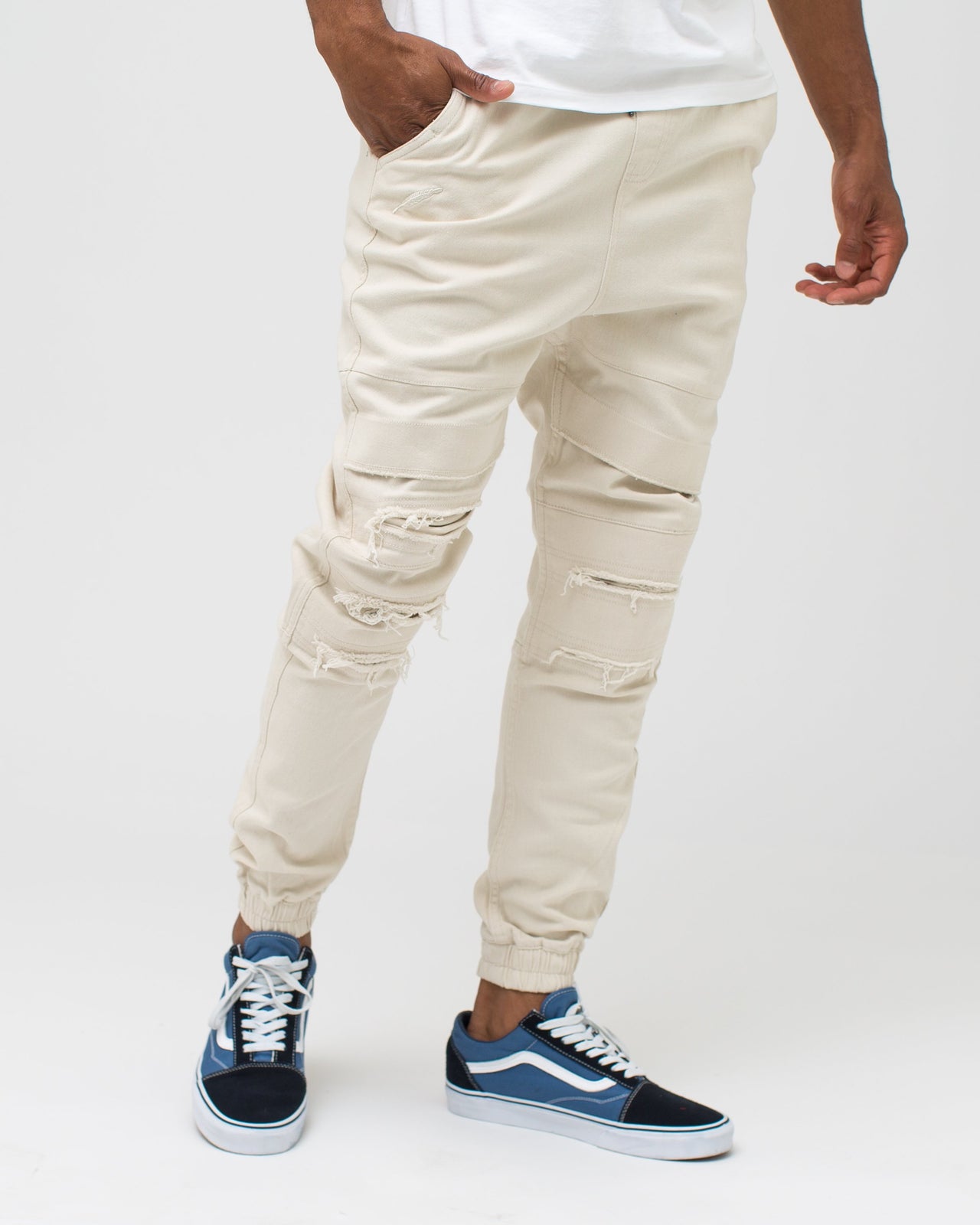 Shooter Jogger - Color: Turtle Dove | Beige